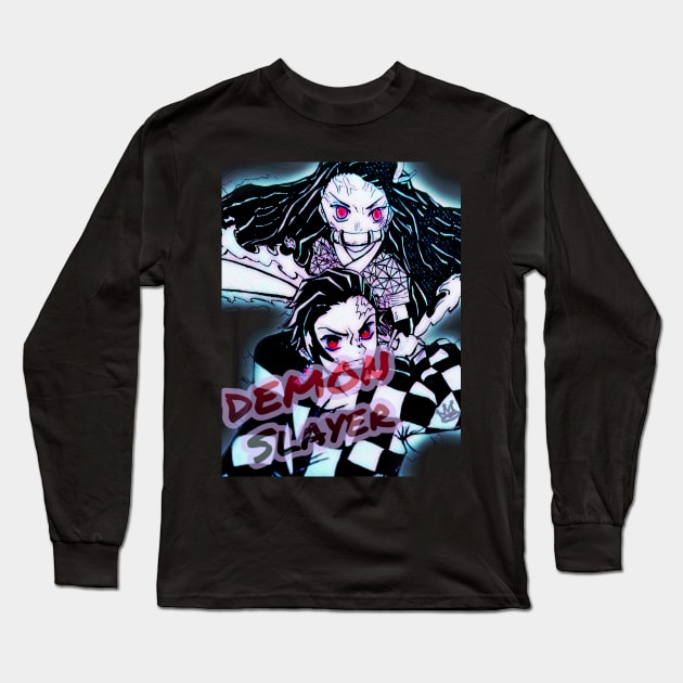 "Demon Slayer" Long Sleeve T-Shirt by GawwdMod3